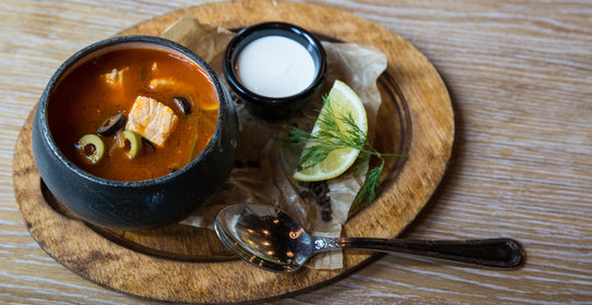 Рыбная солянка