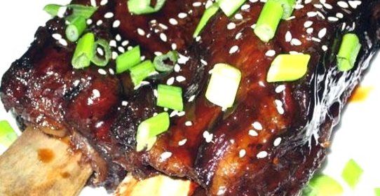 Говяжьи ребра-гриль в маринаде по‑корейски