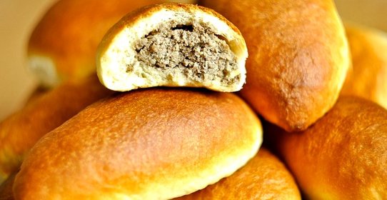 Пирожки с печенью в духовке