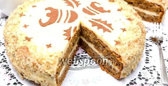 Пряный морковный пирог