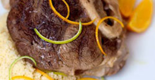 Апельсиновый оссобуко из говяжьей голяшки