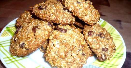 Овсяное печенье без сахара