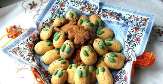 Печенье домашнее песочное Зайчата