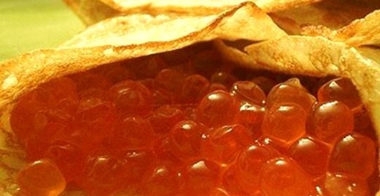 Блины с икрой