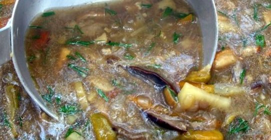 Пассерованный грибной суп