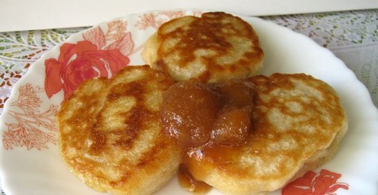 Оладьи на молочной сыворотке