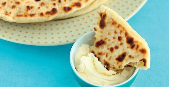 Лепешки с фасолью