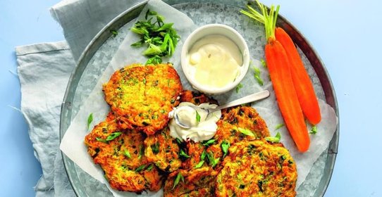 Овощные оладьи