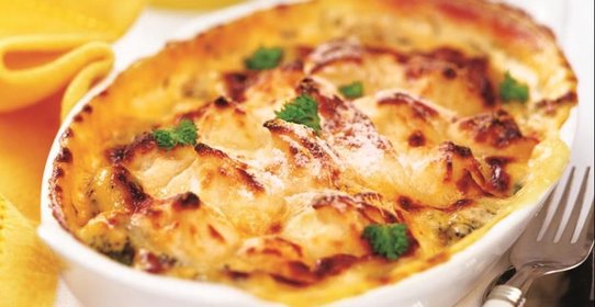 Мусака с брокколи