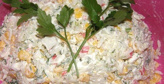 Салат из крабовых палочек
