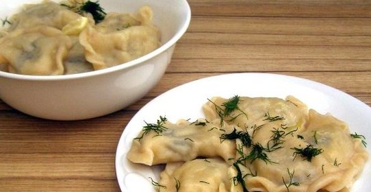 Вареники на молоке с картошкой