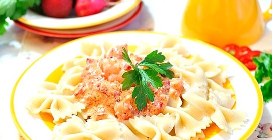 Макароны с болгарским перцем