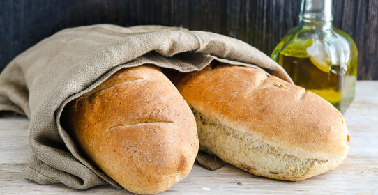 Белый хлеб с отрубями