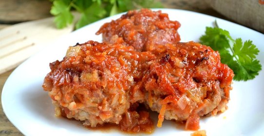 Ежики с подливкой