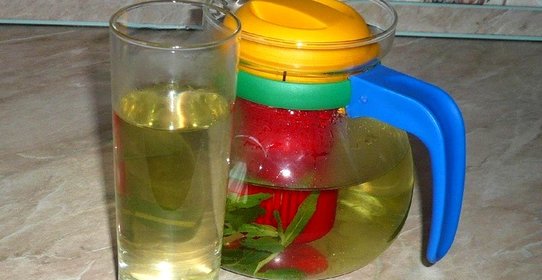 Мятно-апельсиновый напиток