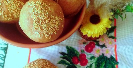 Цельнозерновые булочки