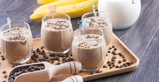 Кофейный напиток с бананом