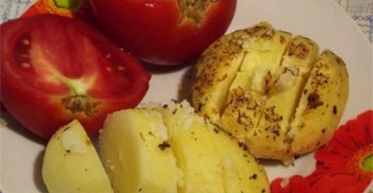 Картофель запеченный в пакете