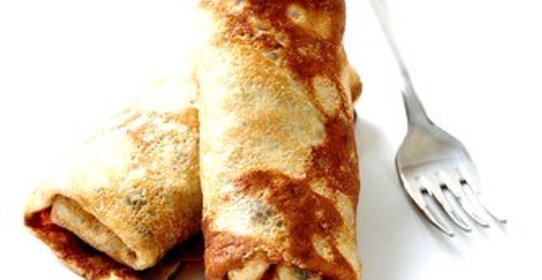 Блины с селедкой