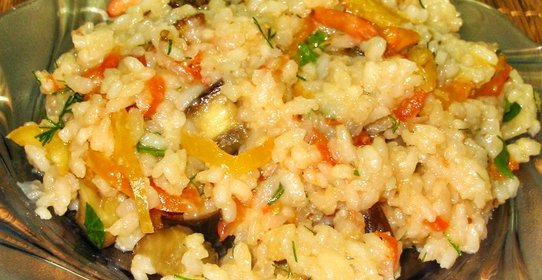 Ризотто с овощами