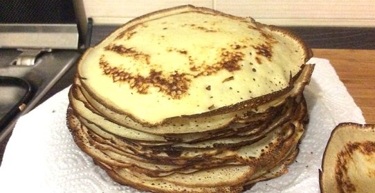 Быстрые тонкие блины