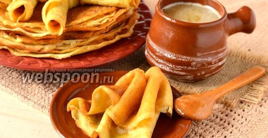 Тонкие блины на кефире