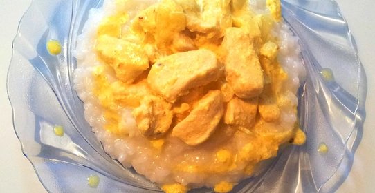 Курица карри с рисом