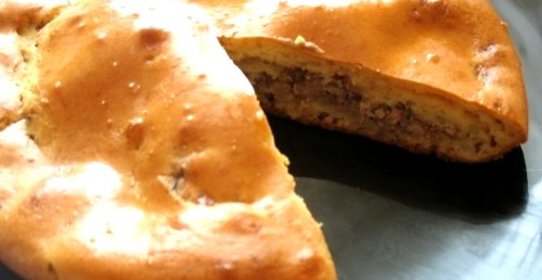 Пирог рыбный ленивый