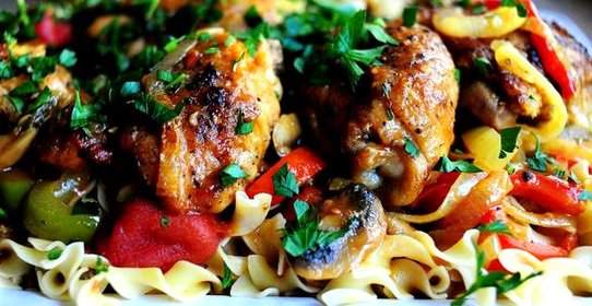 Курица по-охотничьи