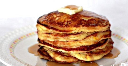 Кукурузные оладьи