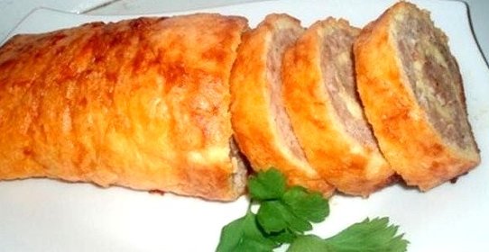 Рулет из фарша