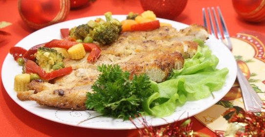 Куриное филе в панировке