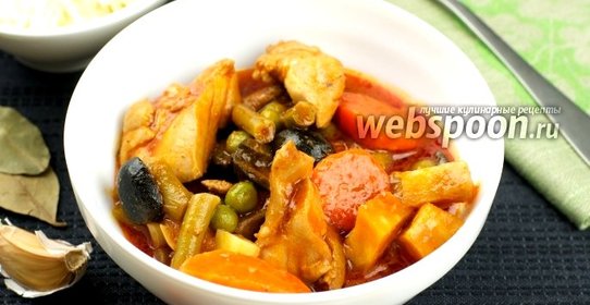 Курица с овощами