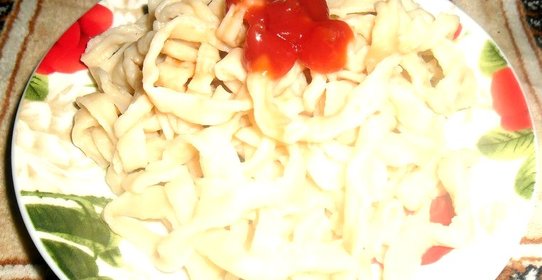 Вкусная домашняя лапша