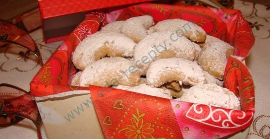 Ванильные рогалики из песочного теста