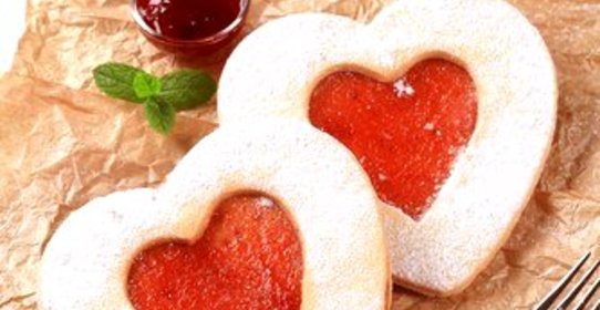 Малиново-лимонные сердца