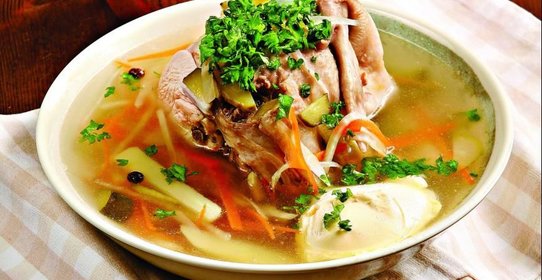 Рассольник с курицей