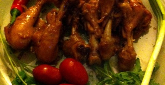 Куриные ножки в медово-соевом маринаде