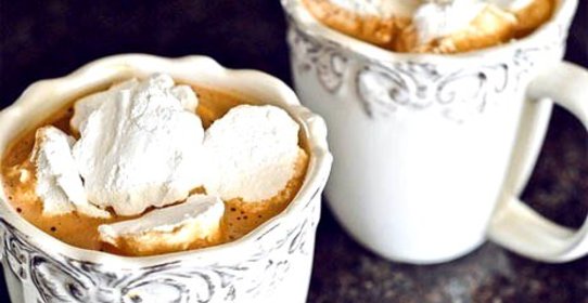 Какао с зефиром маршмеллоу