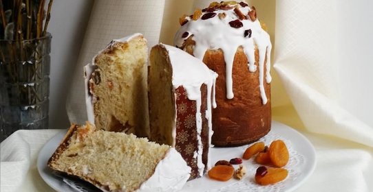 Творожный кулич