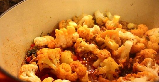 Мусака из цветной капусты