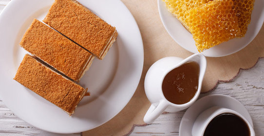 Нежный медовик