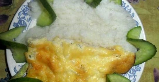 Куриное филе в омлете