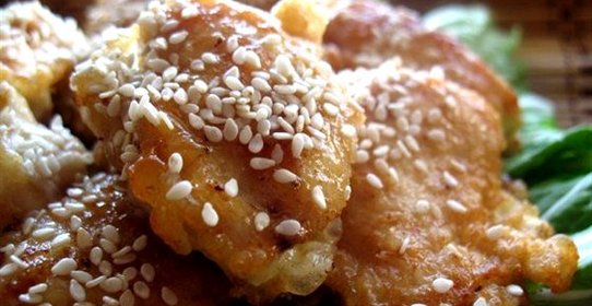 Курица в китайском кисло-сладком соусе