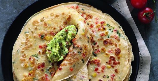 Блины в мексиканском стиле