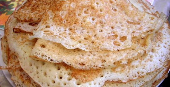 Блины на кислом молоке без яиц