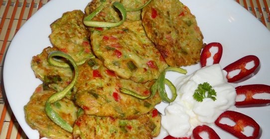 Оладьи из кабачков