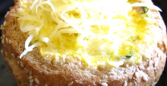 Картофельный суп в хлебе