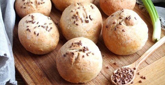 Гречневые булочки