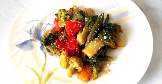 Овощи в кисло-сладком соусе